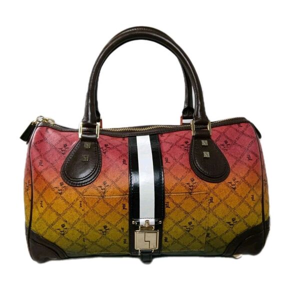 L.A.M.B. by Gwen Stefani Rasta Ombre Mandeville Satchel Handbag - Picture 1 of 16